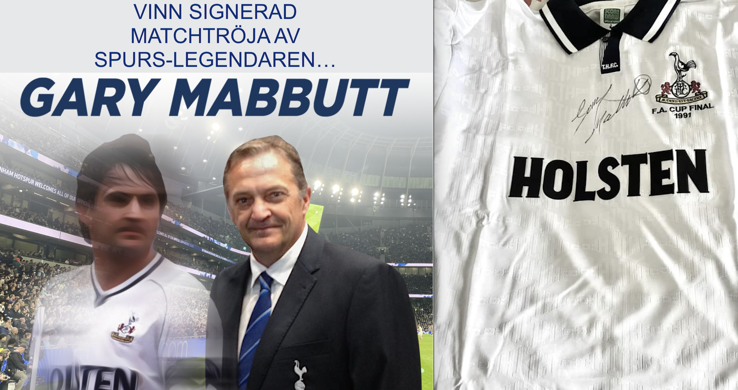 Tottenham: Vinn signerad matchtröja av Spurslegendar! Tottenham: Vinn signerad matchtröja av Spurslegendar!